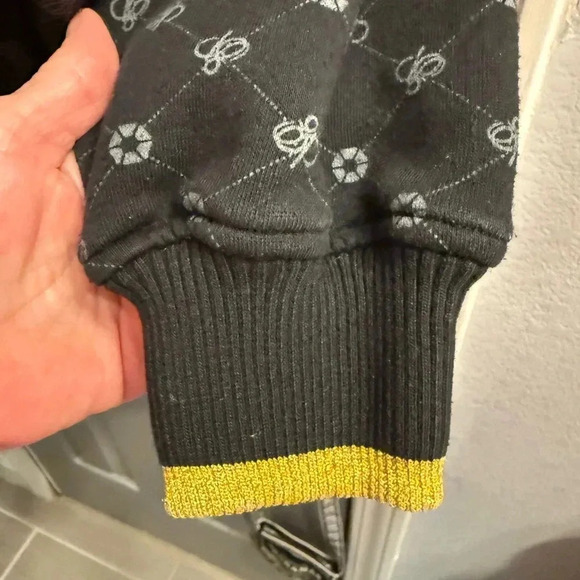 Vintage 2000s South Pole All over logo hoodie zippered pockets Mens Large - Picture 5 of 10